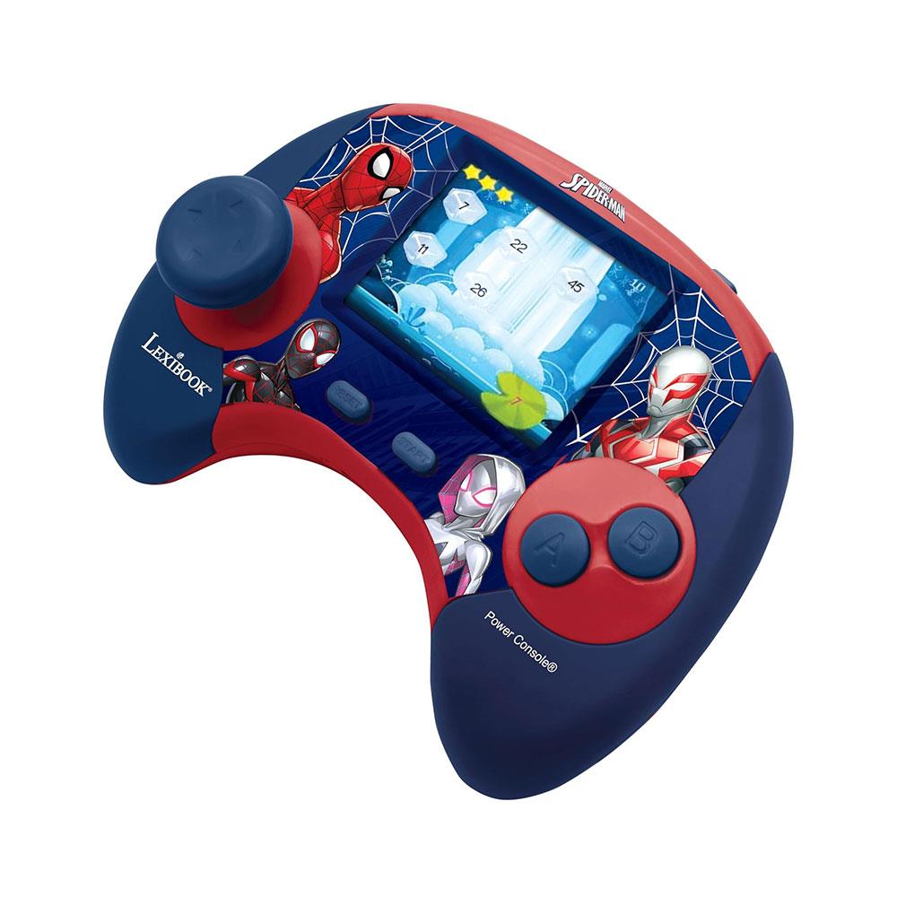 Lexibook Spider-Man Educational Handheld Bilingual Console With LCD Screen 100 Activities - Blue/Red