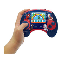 Lexibook Spider-Man Educational Handheld Bilingual Console With LCD Screen 100 Activities - Blue/Red