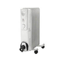 Fine Elements 7 Fin Oil Filled Radiator With 3 Heat Settings 1500W - White