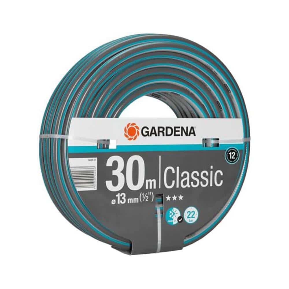 Gardena Classic Hose 13mm (1/2 Inch) 30m 22 Bar Burst Pressure - Tuquoise/Grey Secondary image