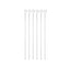 MasterClass Stainless Steel Flat Sided Skewers Set of 6 40cm - Silver