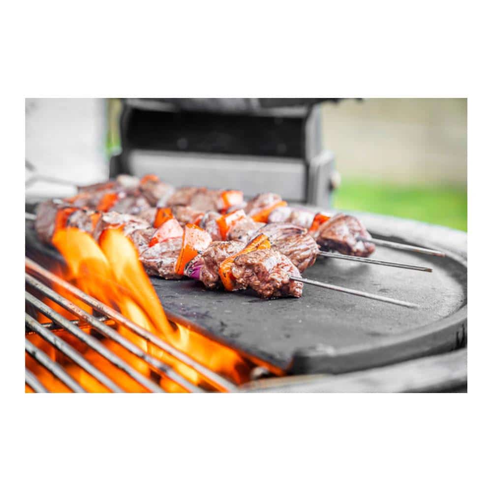 MasterClass Stainless Steel Flat Sided Skewers Set of 6 40cm - Silver