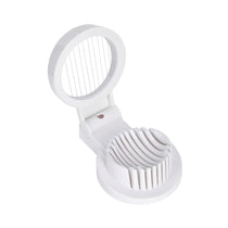 KitchenCraft Heavy Duty Plastic Boiled Egg Slicer - White