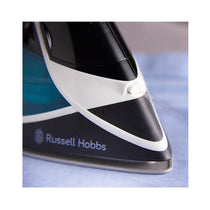 Russell Hobbs Supreme Steam Ultra Traditional Iron Ceramic Soleplate 2600 W 300ml Water Tank - Black/Green/White