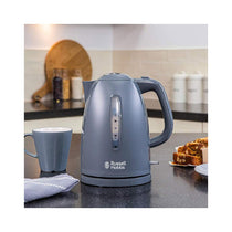 Russell Hobbs Textures Electric Kettle With Rapid Boil 3000 W 1.7 Litre - Grey