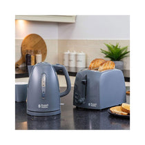 Russell Hobbs Textures Electric Kettle With Rapid Boil 3000 W 1.7 Litre - Grey