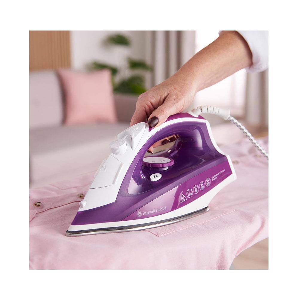 Russell Hobbs Supremesteam Traditional Iron Stainless Steel 2400 W 0.3 Litre - Purple/White Secondary image