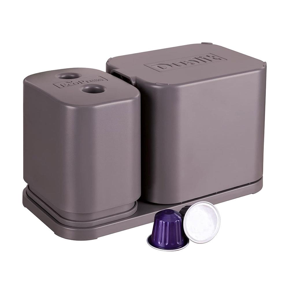 Dualit EcoPress Duo Max Aluminium Coffee Pod Capsule Recycling Tool - Grey