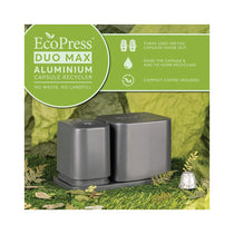 Dualit EcoPress Duo Max Aluminium Coffee Pod Capsule Recycling Tool - Grey