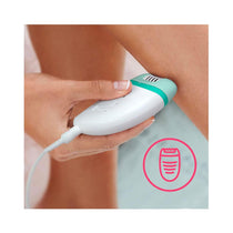 Philips Satinelle Essential Corded Compact Epilator Hair Removal - White & Green