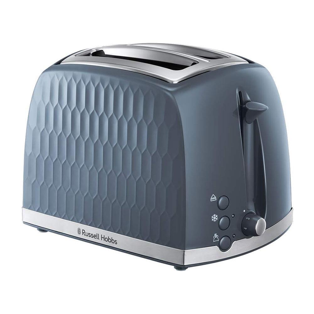 Russell Hobbs Contemporary Honeycomb 2 Slice Toaster 850 W - Grey Main image