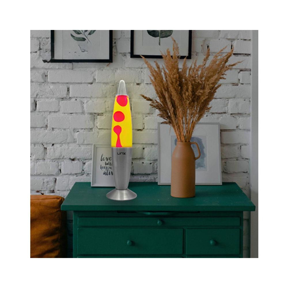 Linx 16 Inch Motion Lava Lamp - Yellow Red
