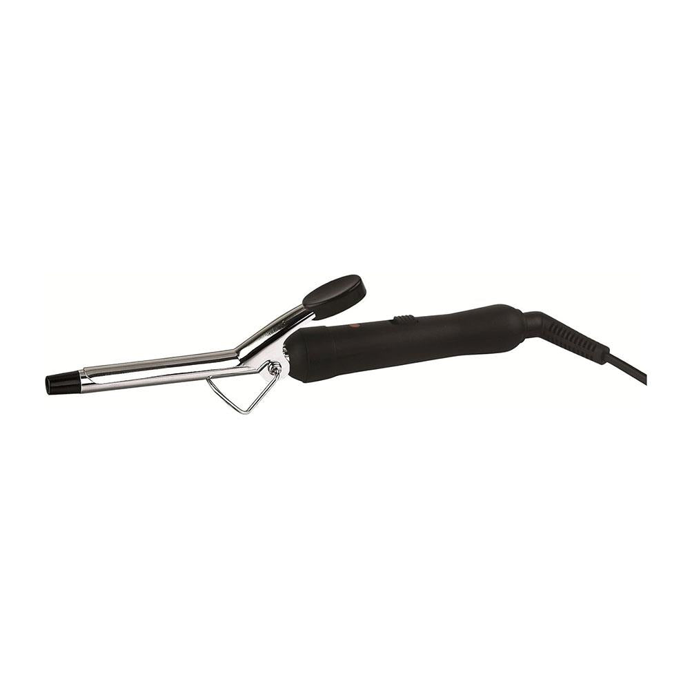 Omega Slimline Hair Curling Tong 13mm Slim Barrel - Black