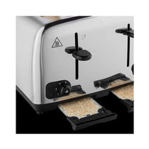 Russell Hobbs Adventure 4 Slice Toaster Brushed And Polished Stainless Steel 1700 W - Silver