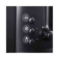Russell Hobbs Textures 4 Slice Toaster With Extra Wide Slots 850W - Black