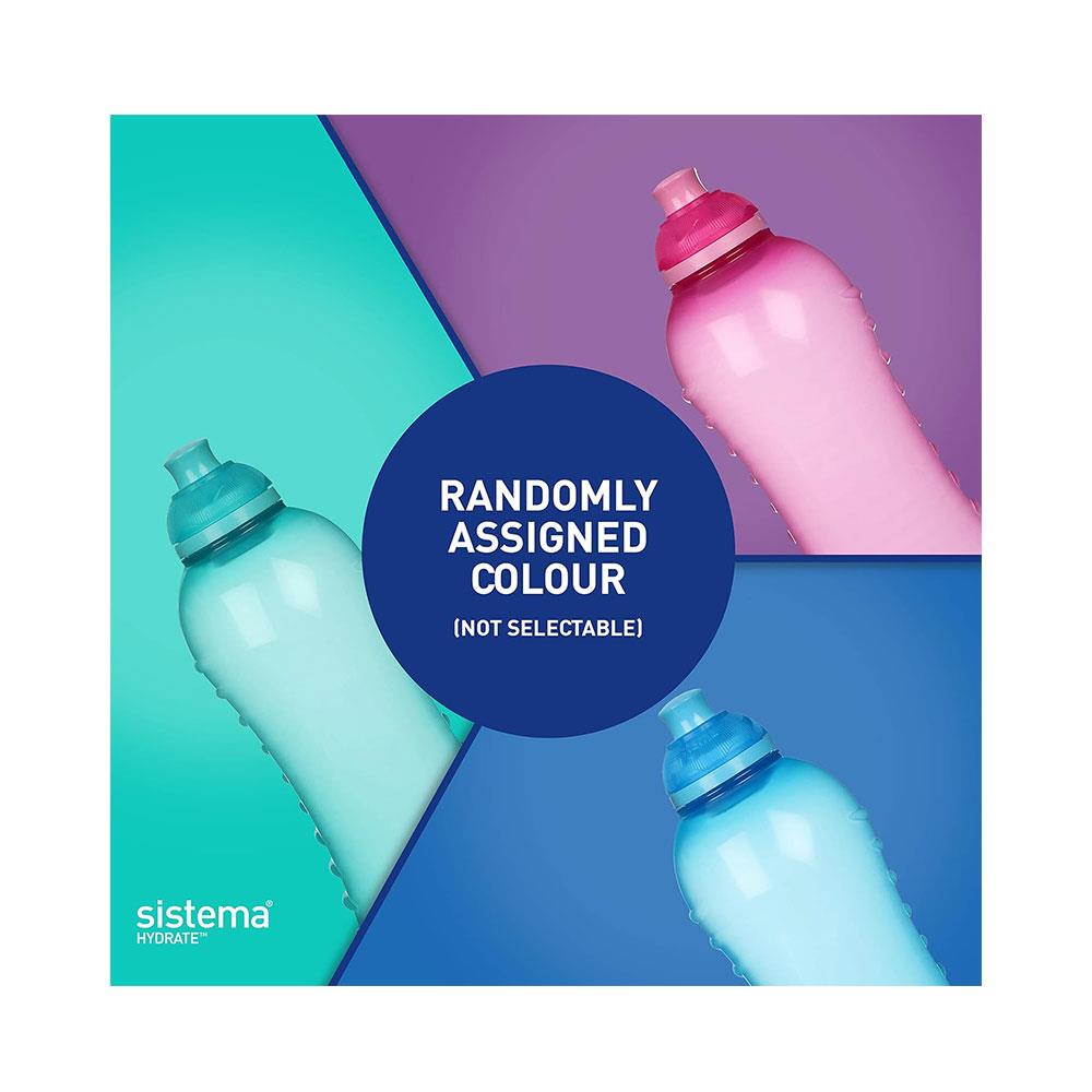 Sistema Twist n Sip Squeeze Bottle 330ml - Assorted Colours