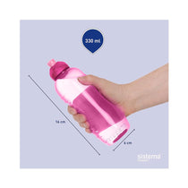 Sistema Twist n Sip Squeeze Bottle 330ml - Assorted Colours