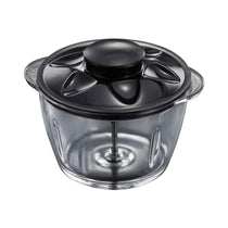 Russell Hobbs Desire Mini Chopper Vegetable And Onion Chopper 500 ml Glass Bowl 200 W - Matte Black