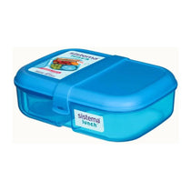 Sistema Ribbon Lunch Box 1.1 Litres With 130ml Mini Bite - Assorted Colours