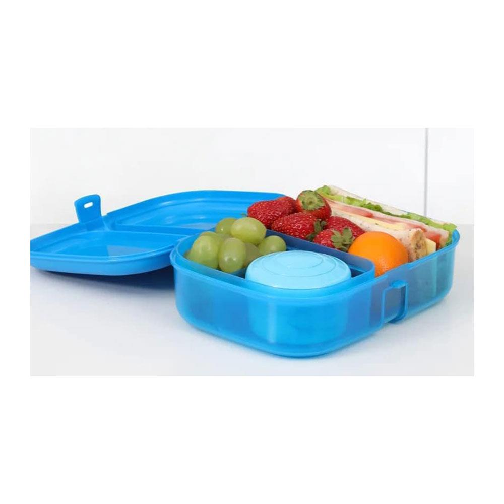 Sistema Ribbon Lunch Box 1.1 Litres With 130ml Mini Bite - Assorted Colours