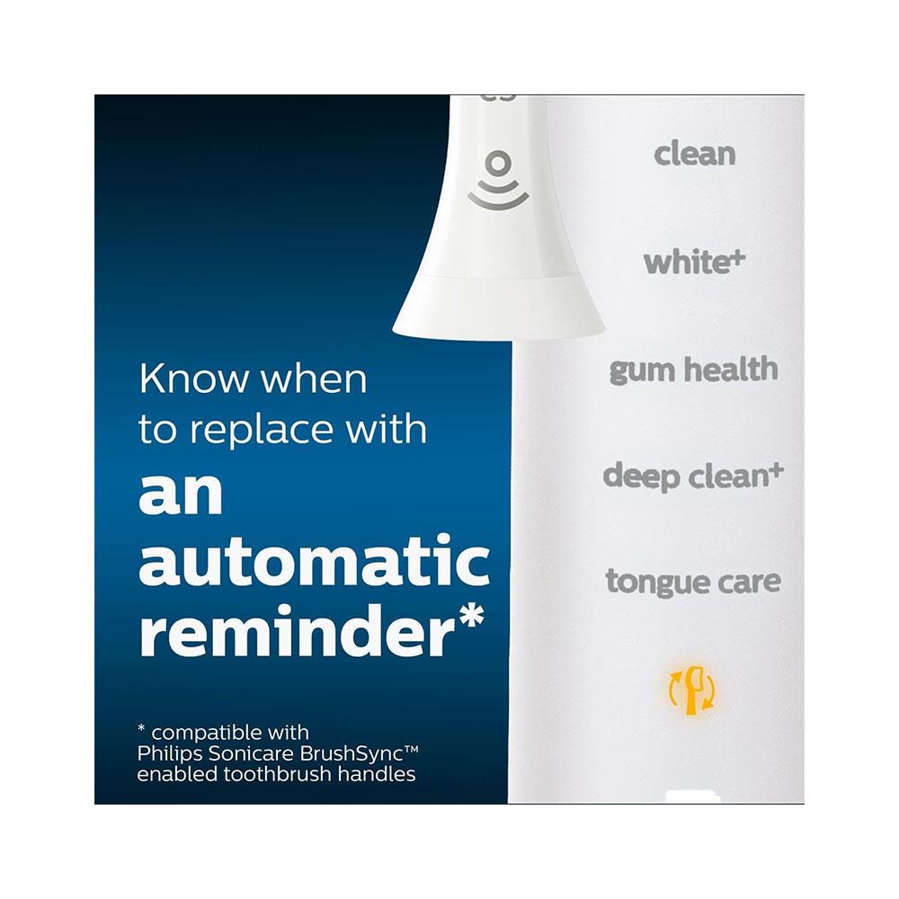 Philips Sonicare W Optimal Standard Sonic Toothbrush Heads 4pk - White