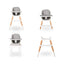 Red Kite Feed Me Combi 4-in-1 Highchair - White