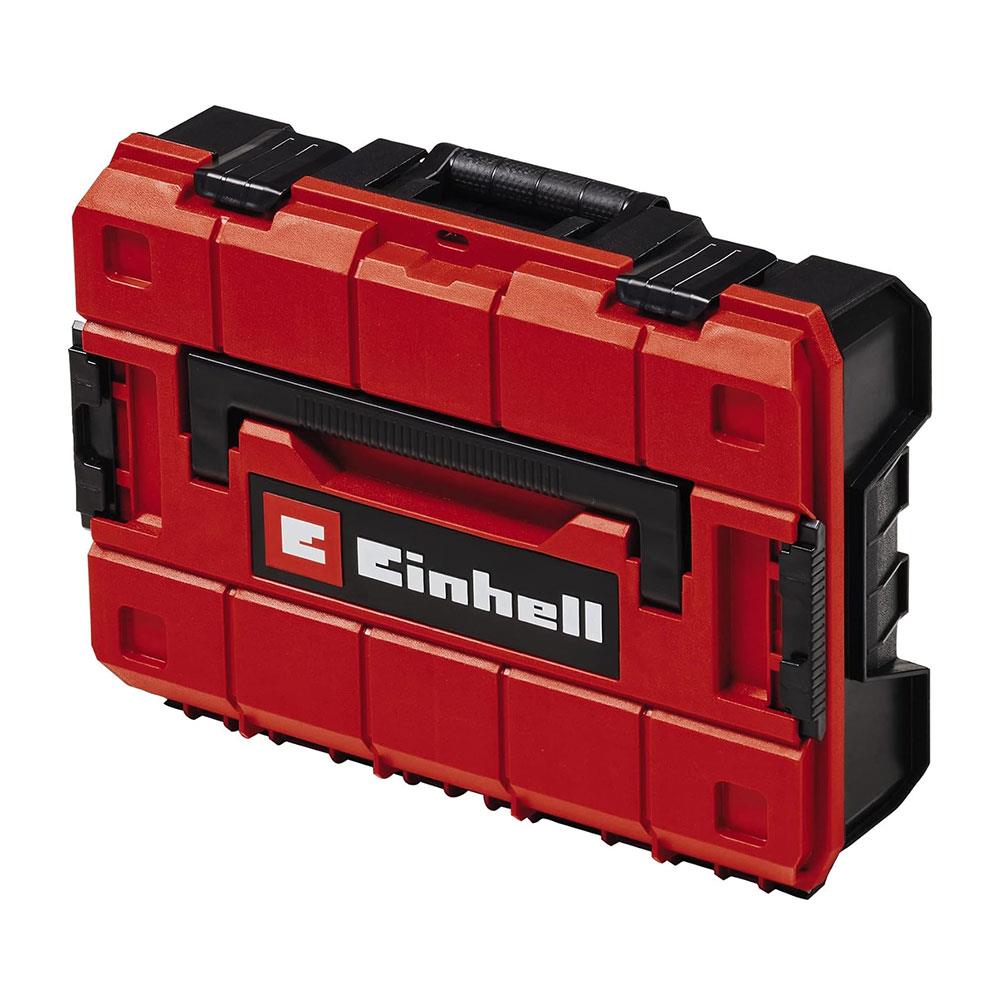 Einhell E-Case S-F System Carrying Storage Case Power Tool Box - Red/Black