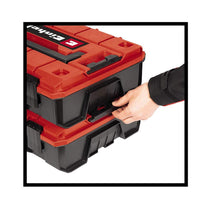 Einhell E-Case S-F System Carrying Storage Case Power Tool Box - Red/Black