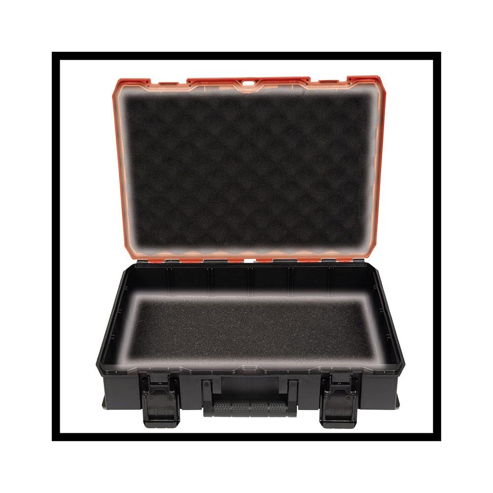 Einhell E-Case S-F System Carrying Storage Case Power Tool Box - Red/Black