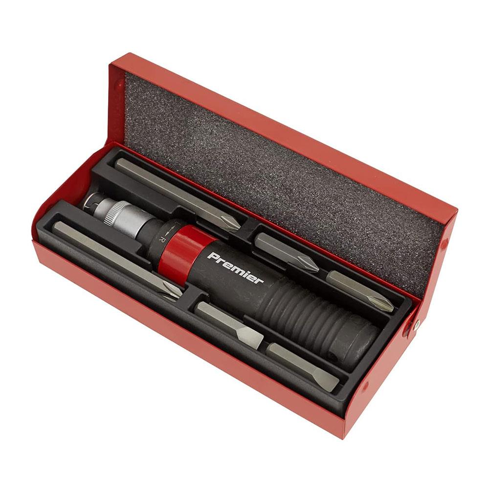 Sealey Heavy-Duty Impact Screwdriver Driver Set - 8 Piece