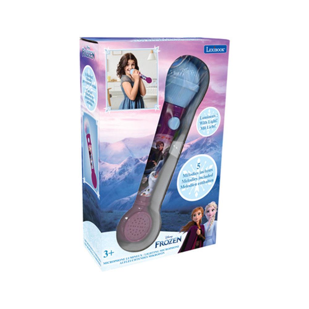 Lexibook Disney Frozen Lighting Microphone With Melodies & Sound Effects - Purple/Blue