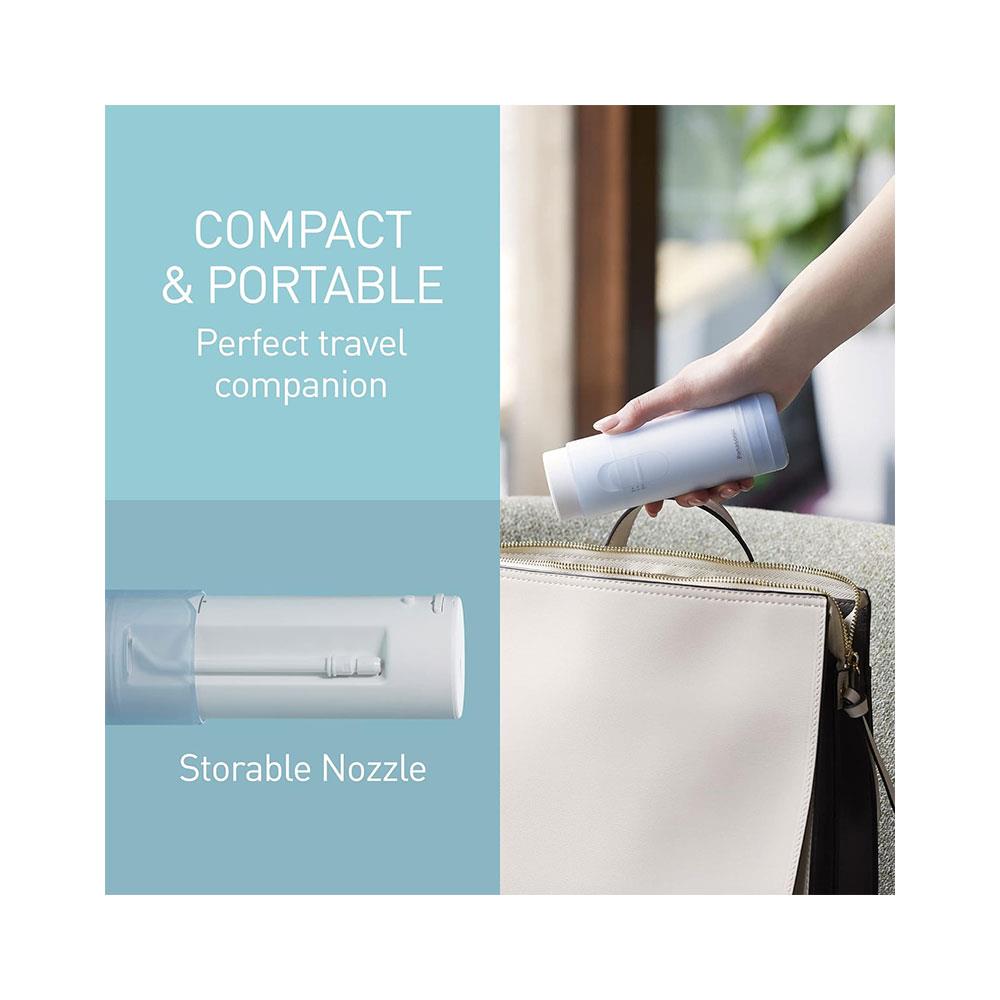 Panasonic Portable Oral Irrigator Travel Water Flossers With 2 Level Pressures Tooth Cleaner Nozzle - White/Blue