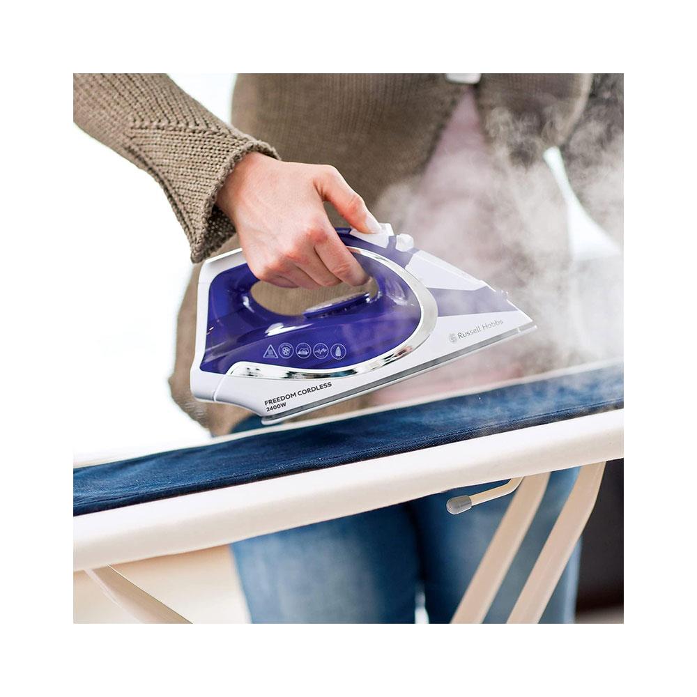 Russell Hobbs Freedom Cordless Iron 2400W - Purple/White Secondary image