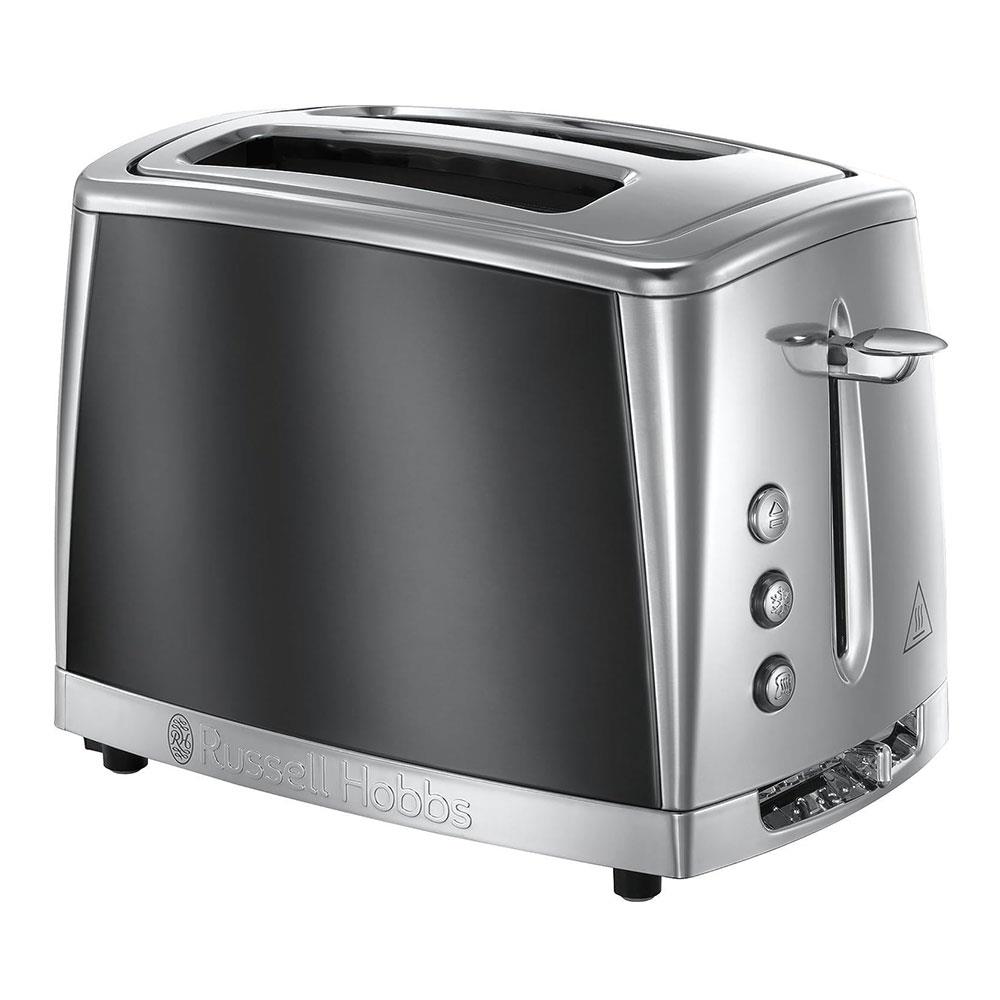 Russell Hobbs Luna 2 Slice Toaster 1500W - Moonlight Grey Main image