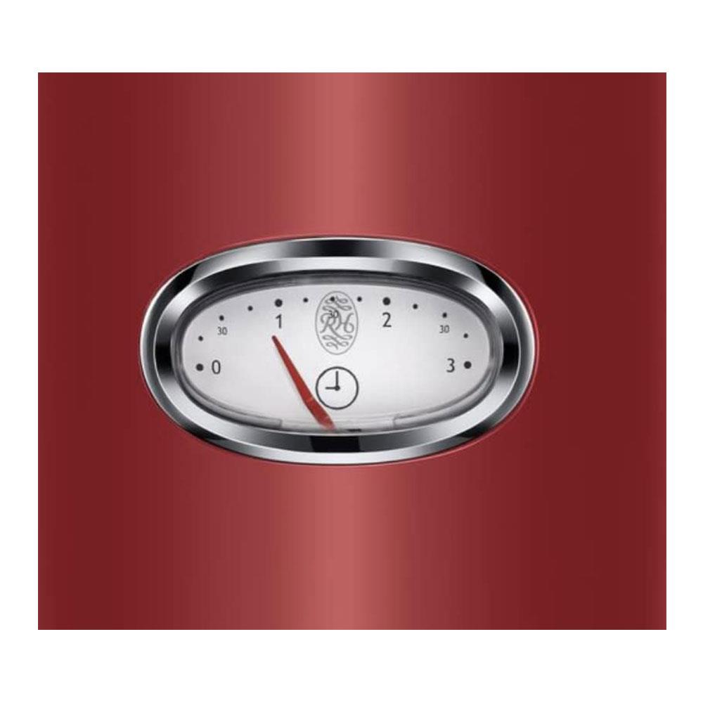Russell Hobbs Retro 4 Slice Toaster Stainless Steel 2400W - Red