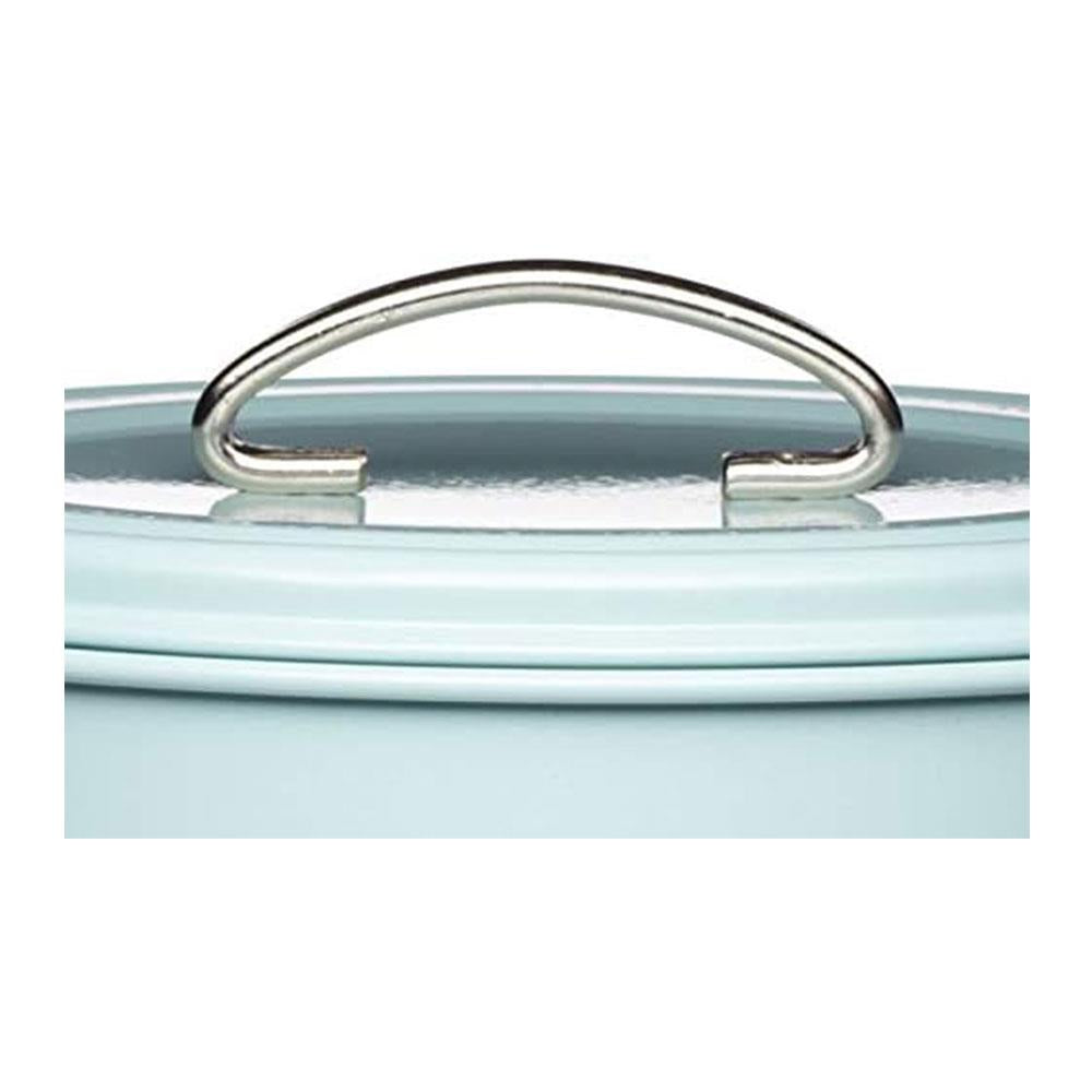 KitchenCraft Living Nostalgia 3-Tier Cake Storage Tin 22 x 27cm - Vintage Blue