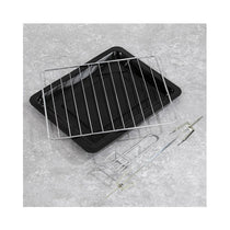 Daewoo Countertop Electric Mini Oven & Grill With Double Hotplates 3100W 42 Litre - Black