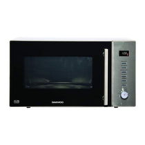 Daewoo Digital Microwave With 1250W Grill & 2200W Convection Oven Stainless Steel 900W 30 Litres - Black/Silver
