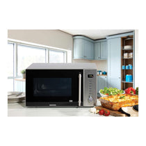 Daewoo Digital Microwave With 1250W Grill & 2200W Convection Oven Stainless Steel 900W 30 Litres - Black/Silver