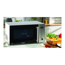 Daewoo Digital Microwave With 1250W Grill & 2200W Convection Oven Stainless Steel 900W 30 Litres - Black/Silver