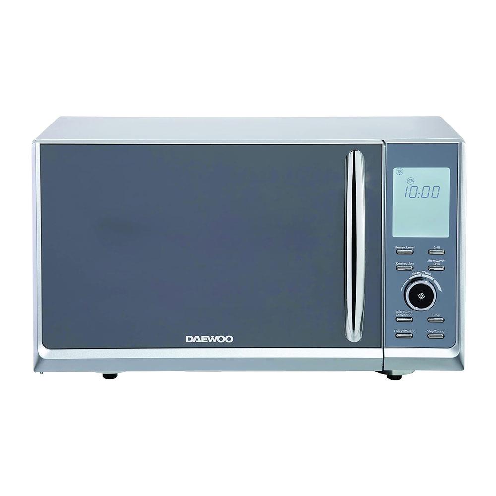 Daewoo Digital Microwave With 1950W Grill & 1950W Convection Oven 900W 25 Litres - Silver