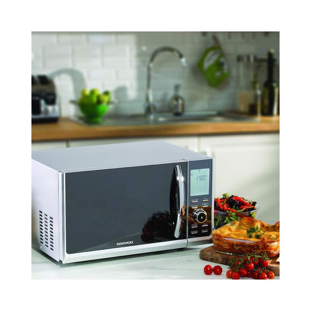 Daewoo Digital Microwave With 1950W Grill & 1950W Convection Oven 900W 25 Litres - Silver Secondary image