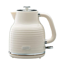 Daewoo Sienna Electric Jug Kettle Rapid Boil 3000W 1.7 Litres - Cream