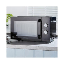 Daewoo Solo Microwave With Auto Defrost Function & 5 Power Settings 800W 23 Litres - Black