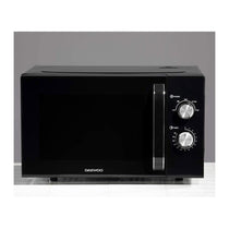 Daewoo Solo Microwave With Auto Defrost Function & 5 Power Settings 800W 23 Litres - Black