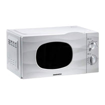 Daewoo Solo Microwave With Auto Defrost Function & 5 Power Settings 700W 20 Litres - White