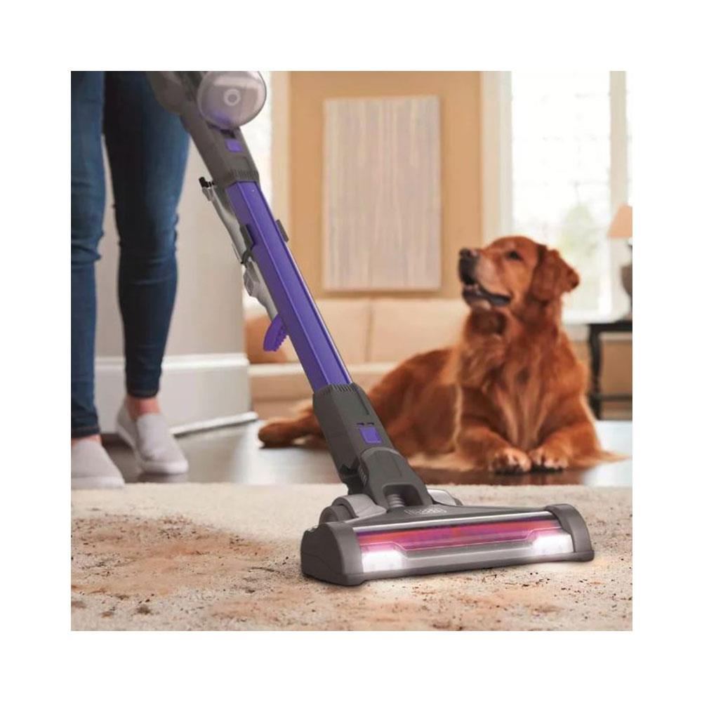Black & Decker POWERSERIES Extreme 36V 4-In-1 Cordless Pet Vacuum Cleaner - Purple & Grey