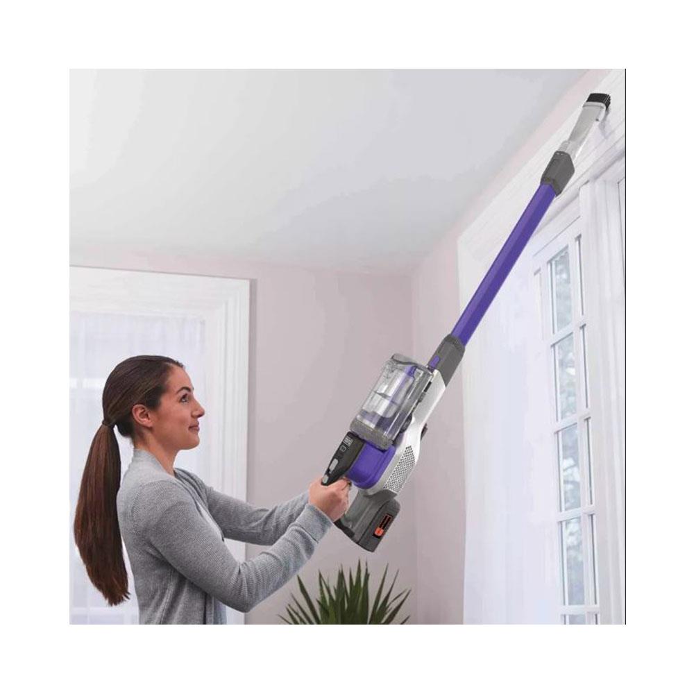 Black & Decker POWERSERIES Extreme 36V 4-In-1 Cordless Pet Vacuum Cleaner - Purple & Grey