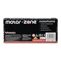 Motor Zone Motorhome 1:48 Scale Diecast Vehicle Toy With Opening Doors - White
