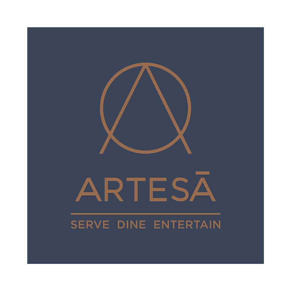 Artesa Mini Cast Iron Skillet Frying Pan With Wooden Serving Board 11cm - Black/Beige